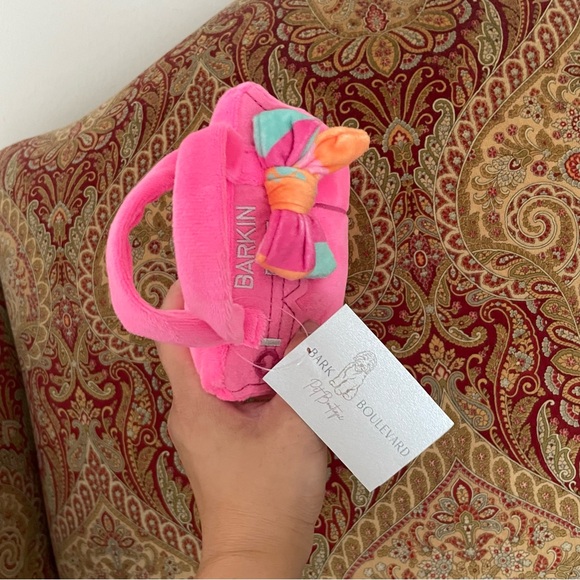 HAUTE DIGGITY DOG PINK BARKIN BAG DOG TOY NWT - Picture 8 of 8